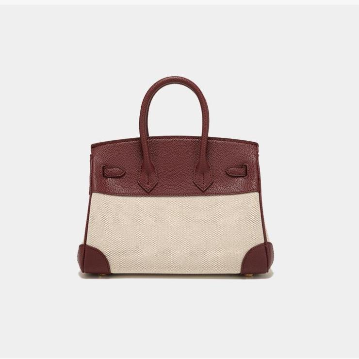 

Весенняя женская кожаная и парусиновая сумка через плечо кроссбоди контрастного цвета M