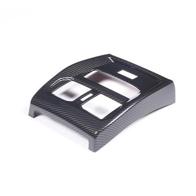 Carbon Fiber Style Car Rear Air Conditioning Vent Outlet Frame Sticker For BMW 4 Series I4 425i 430i -2023 Auto Accessories