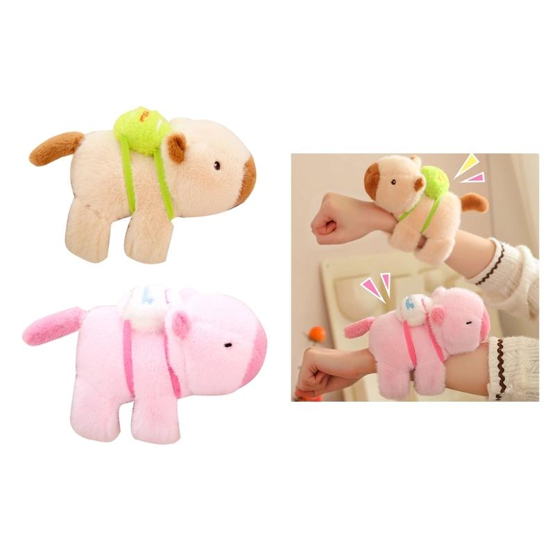 Capybara Plüscharmband Spielzeug für Kinder Geburtstagsgeschenk Armband Stofftiere Adorkable Capybara Lustiges Geburtstagsgeschenk