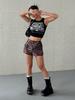 Leopard Print Slim-Fit Women's Shorts