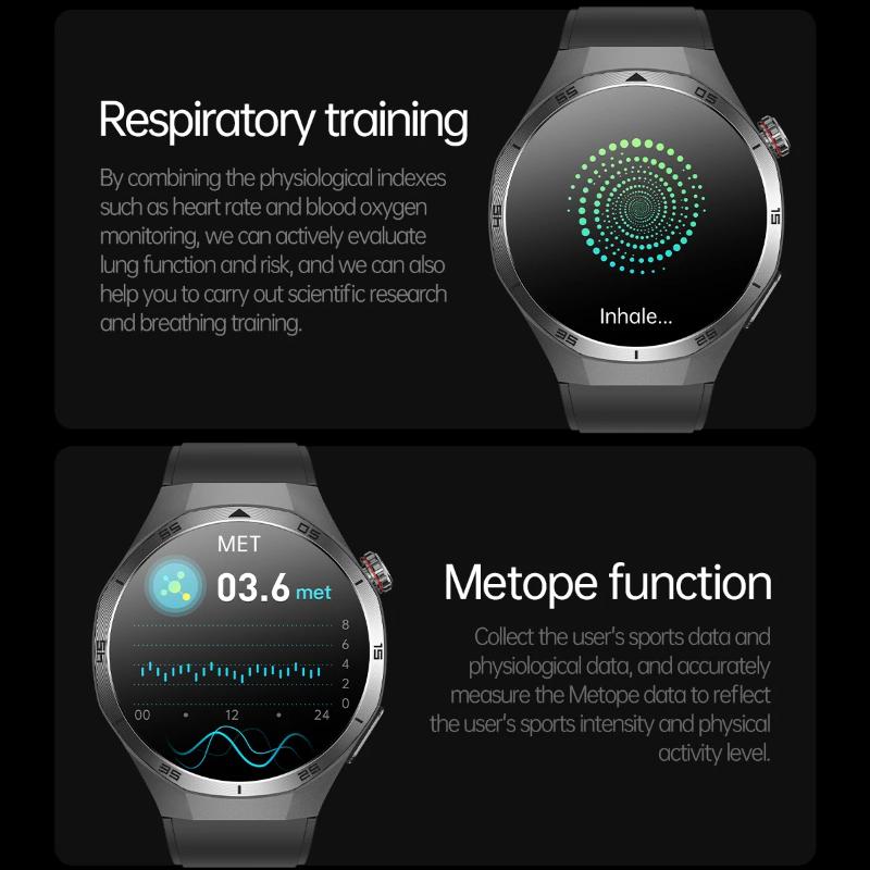 2025 Ny EKG+PPG Tre Høye Smartklokke Lipider Urinsyre Blodtrykk Smartklokke Menn NFC Sport HD Anrop Helseklokke for iOS Android