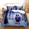 3pcs Bedding Set Animation Wish 3D Printed Cozy Duvet Cover King Queen Twin Size Birthday Gift for Adult Bedroom Decor