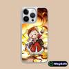 Game GI Klee Mobile Phone Case for iPhone 17 16 15 14 13 12 11 Air Pro Max Plus Magsafe Silver Plating Colorful Cover Cellphones