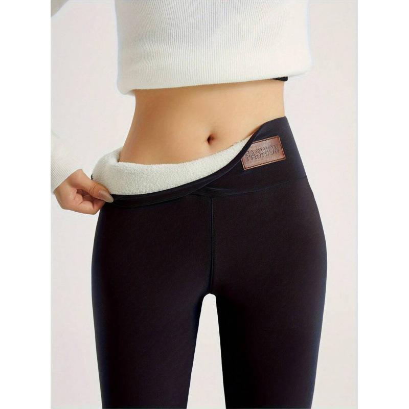

Fleece-Lined Warm Leggings with Velvet Base Layer XXL