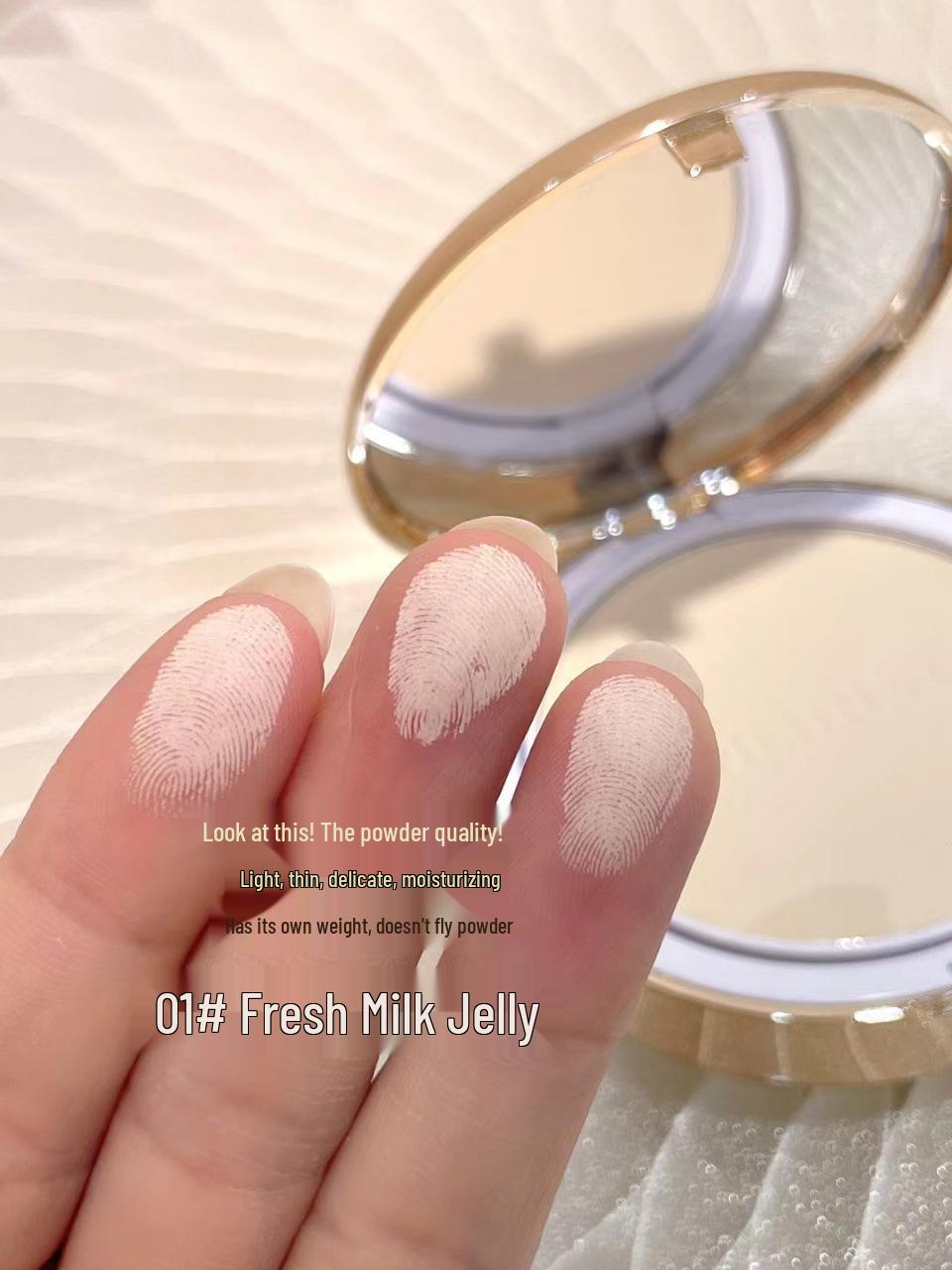 Enlunsy Velvet Matte Long-Lasting Pressed Powder for Oil Control