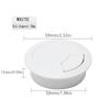 1/2/4/5pcs Desk Cord Grommet Wire Hole Cover Line Outlet Port Threading Box Cover Cable Passing Box Office Table Cable Organizer