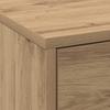 TV Cabinet with LED Artisan Oak Finish 165 x 34 x 40 cm Particleboard