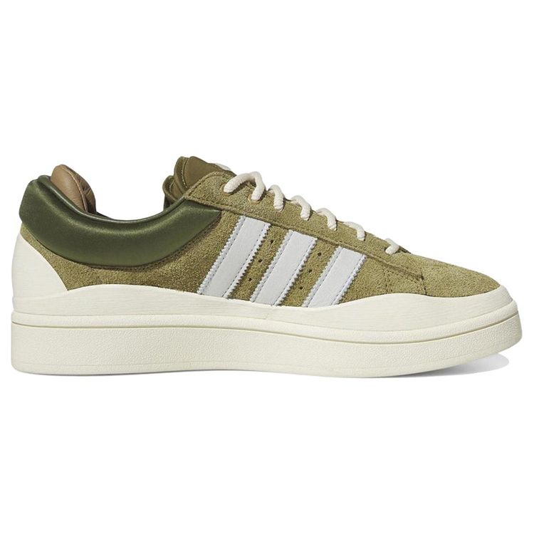 Bad Bunny x adidas Campus Wild Moss Unisex Sneakers Groen Blauwachtig Crèmewit ID7950