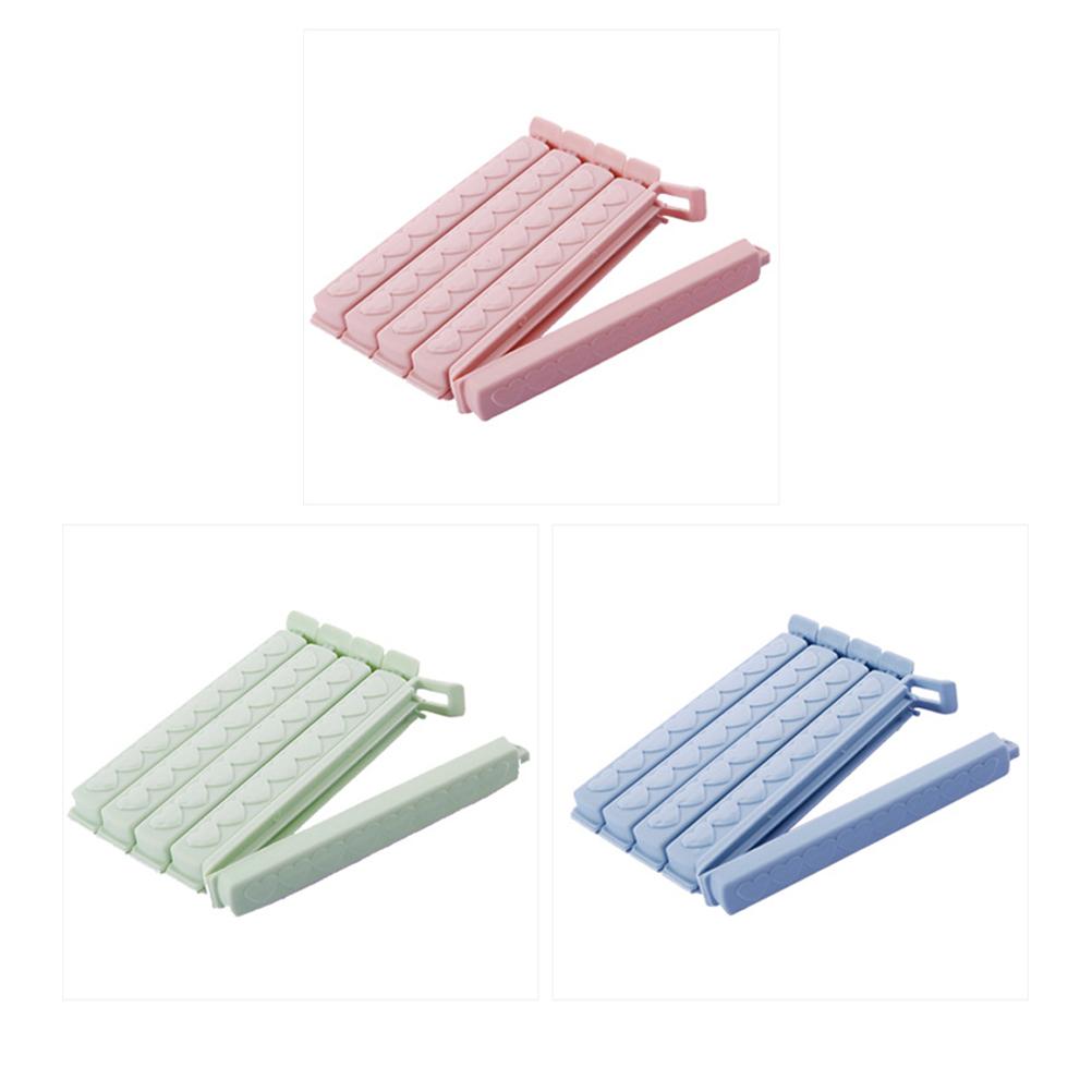 5PCS Solid Color Sealing Clips Food Freshness Preservation Seal Clip