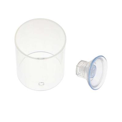 Transparent Aquarium Suction Cup Feeder Acrylic Floating Fish Food Tray  Feeding Fishes