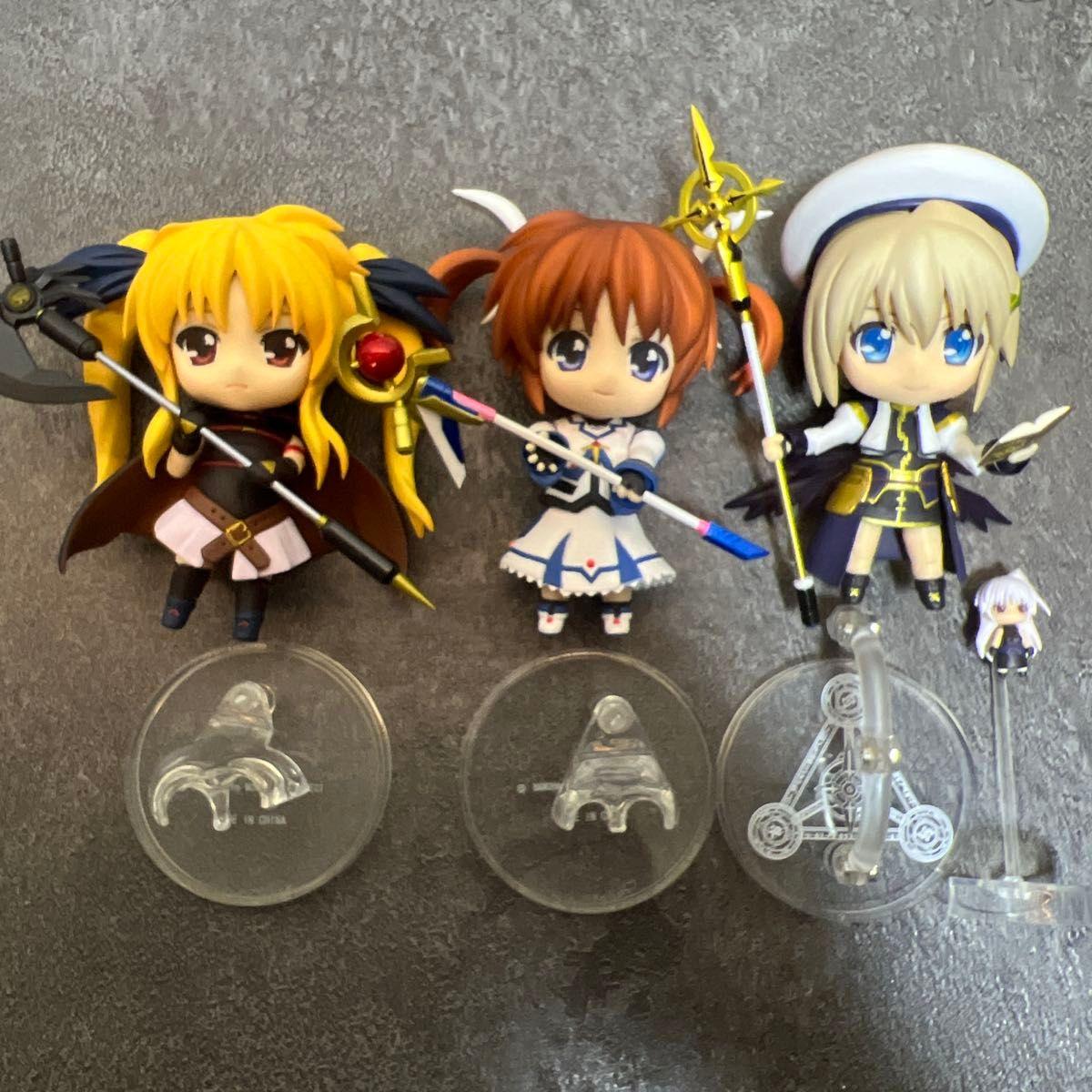 Б/у [Хорошее состояние] Наэндороид Волшебница Lyrical Nanoha Набор из 3 предметов Наноха Такамачи Фейт Тестаросса Хаяте Ягами