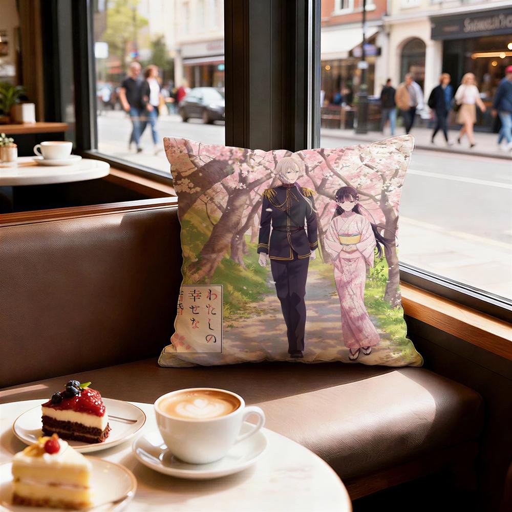 Anime My Happy Marriage Cushion Cover Decorative Cushions Covers Cover Sofa X Pillow Piece X X Pillowcase