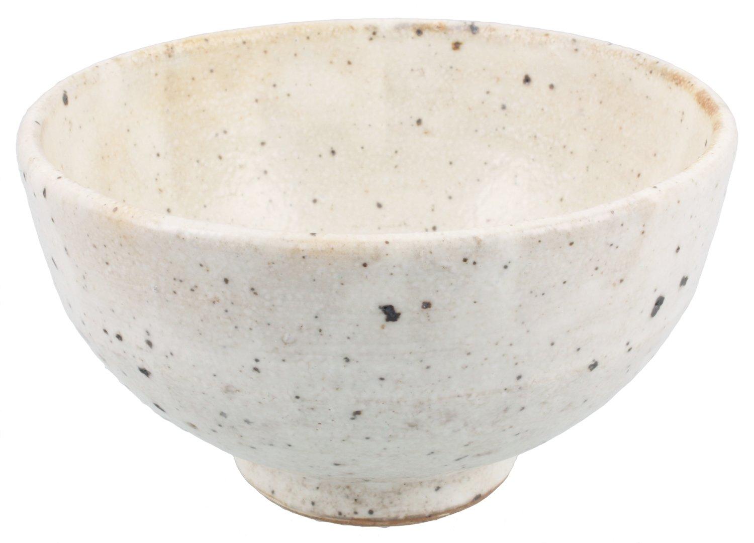 

Mino ware rice tea diameter iron made in Oono Shigeyasu bowl, bowl, approx. 12cm, powder, white, Japan, 134-0030