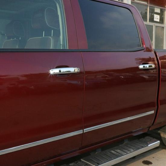 5X Door Handle Decor Trim For 2014+ Chevrolet Silverado GMC Sierra  Accessories