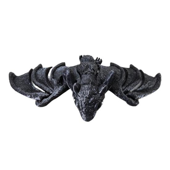 Halloween Bat Straw Cover Cap Reusable Straws Topper Festive Atmosphere Straws 10/12mm Diameter Straws