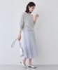 INDIVI for Spring Beautiful Silhouette Dolman Sleeve Knit 12712350 Light Gray Size Knit/Sweater [Washable/Seamless] Women's (011) 38(M)