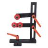 Wood Lathe Steady Rest L Shape Height Adjustable Cast Iron Woodworking Lathe Center Frame
