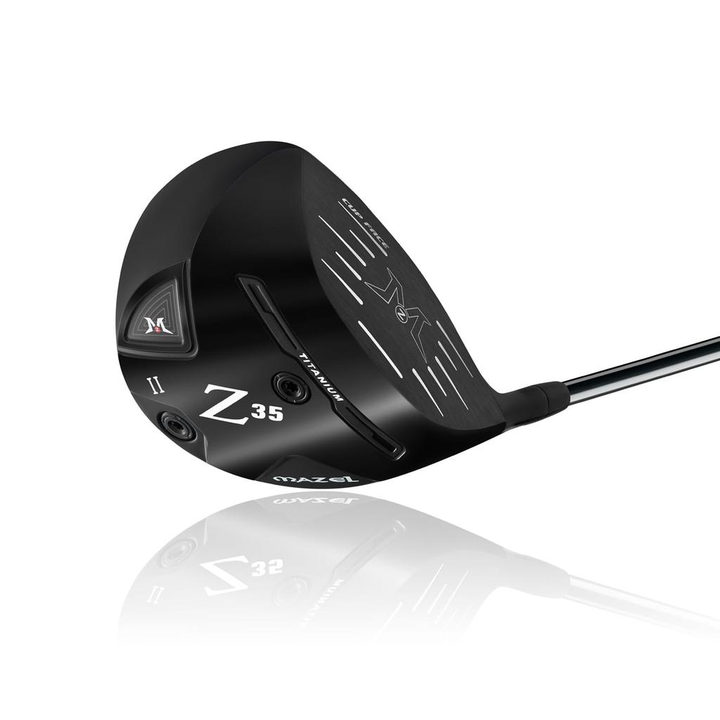 MAZEL Golf Driver Club Carbon Shaft SR 1W Black Right-handed Men's Flex S, R, Number (10.5° II, Flex R)