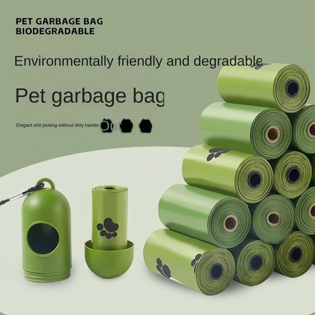 Pat Dog  Poop Bag Environmental Protection Degradable Dog Cat Poop Bag Outdoor Cleaning Poop Bag Outdoor Clean  Pets Supplies
