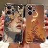 For Realme 14 5G Case RMX5075 Cool Dragon White Lion Painted Cover Soft Slim Phone Case For Realme 14T Realme14 T 5G Fundas Bags