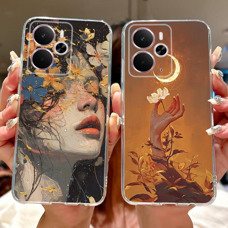 For Realme 14 5G Case RMX5075 Cool Dragon White Lion Painted Cover Soft Slim Phone Case For Realme 14T Realme14 T 5G Fundas Bags