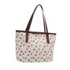 Fashion Design Sense Cute Cherry Print New Large Capacity Trend Personality I Portable Tote Bag Women