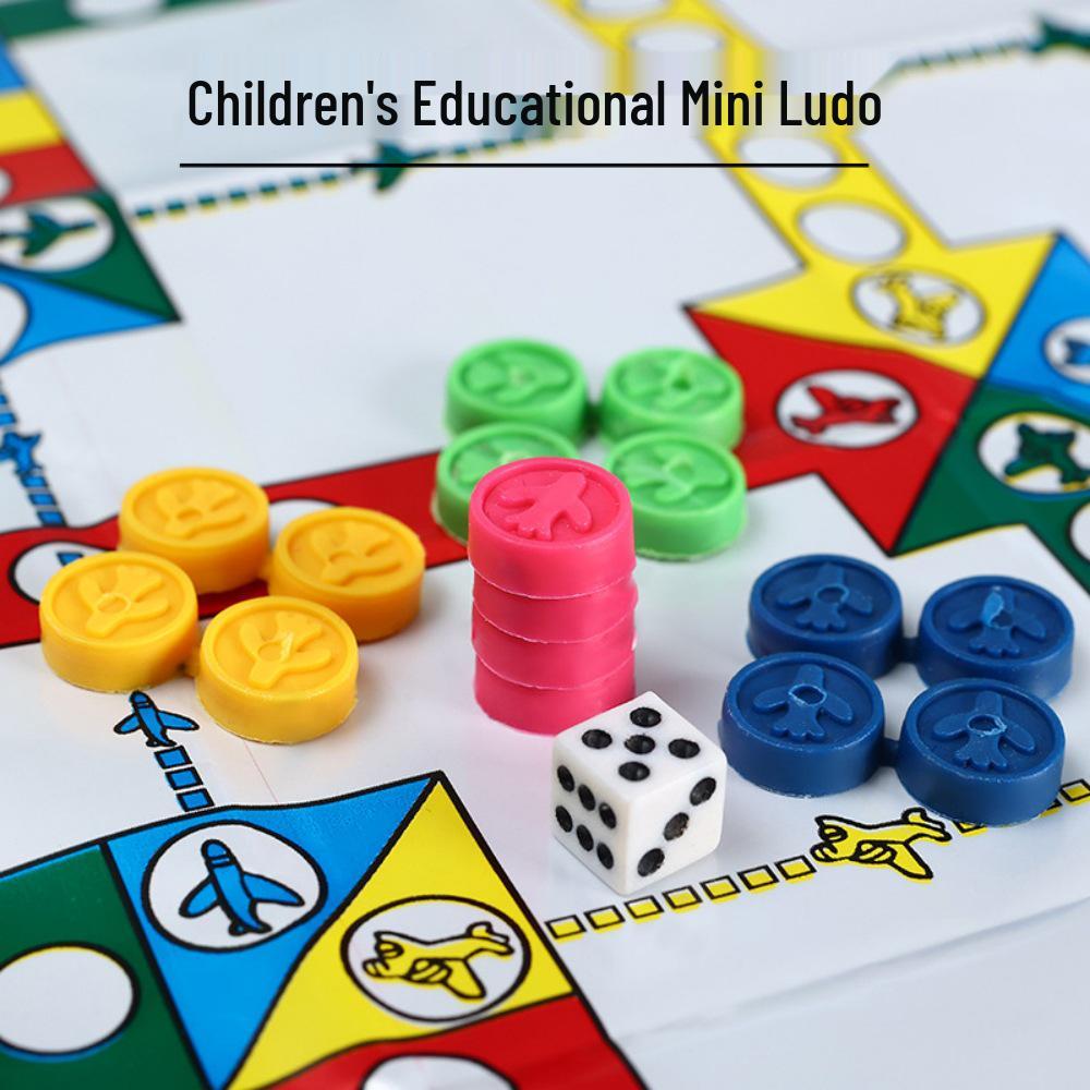 Popular Mini Ludo Educational Board Game for Kids - Fun Early Learning Toy Gift
