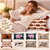 Washable Embroidered Cushion Cover Embroidery Design Sofa Cushion Pillow  For Bedroom