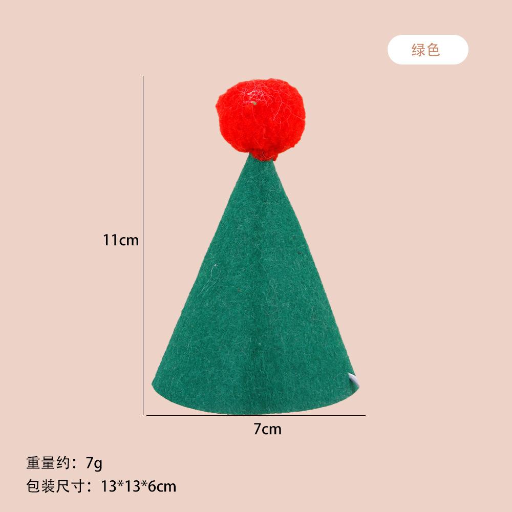 Pet Christmas Cute Small Hat Adjustable Cat Christmas Party Decoration Hat Pet Hat