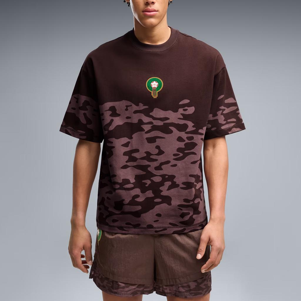 Puma X Salehe Bembury Collaboration King Morocco Loose Fit Crew Neck Short Sleeve T-Shirt Men T-Shirts 635132-13