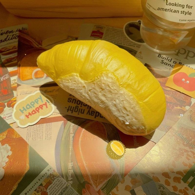 Hot Sale Soft Wet Durian Cream Bread Squeeze Release Tool Slow Rebound Hand Relax Gift DIY Decompression Squeeze Squishy