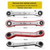 652F Refrigeration Ratchet Wrench Best Tool for HVAC Service, Smooth Ratcheting Action and Strong Gear, 4 Different Sizes