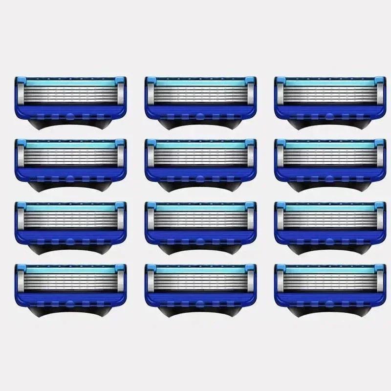 5-layer Razor Blades Replacement Blades for Men's Shavers Shaving Safety Razor Skin Protection Classic Reusable Blade Razor