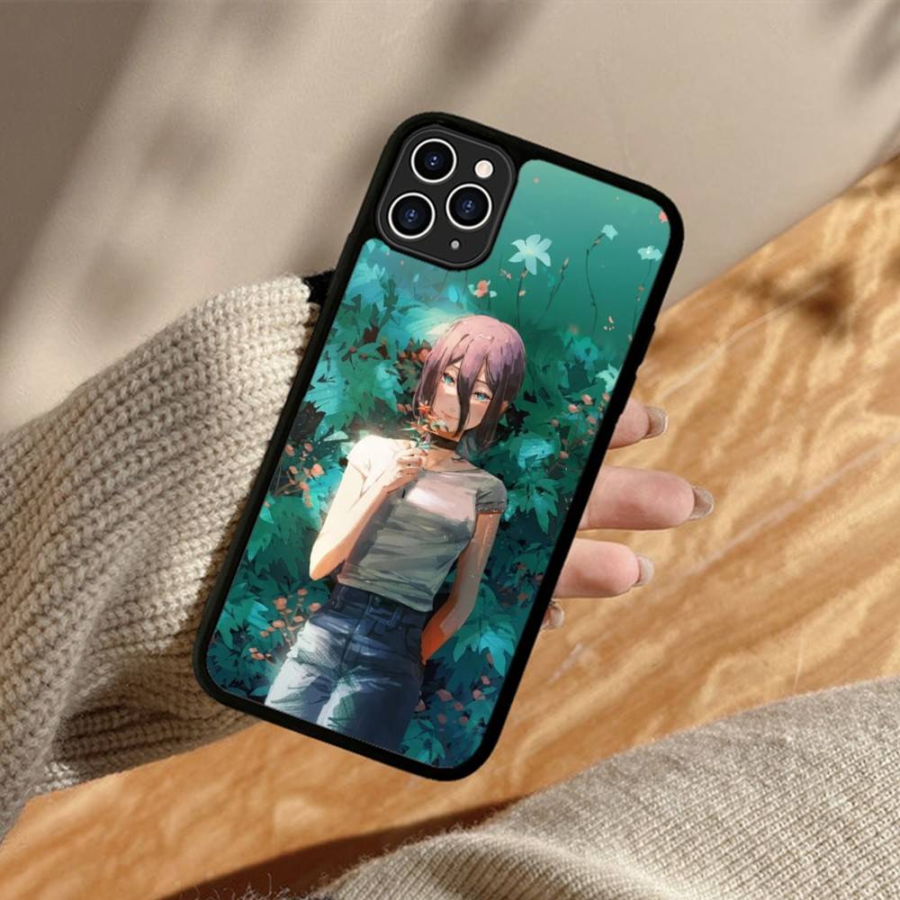 Anime C-Kettensägen-M-Mann Handyhülle Für iphone 11 12 13 14 15 Pro Max 17 16 Plus Harte PC+TPU Rückseite