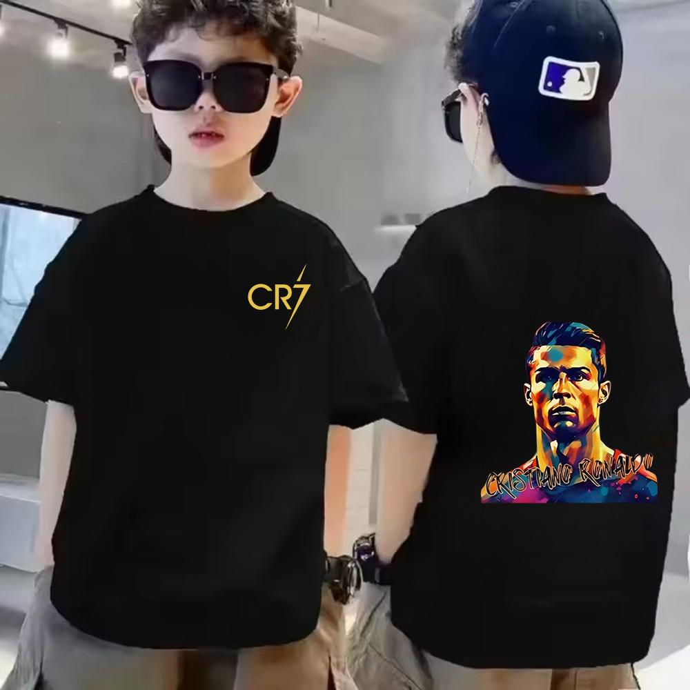 Summer sports children's T-shirt boys and teenagers casual fashion short sleeved children's idol clothing sports T-shirt