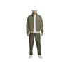 New Nike Club Jacket Men's Medium Olive Green/White FZ0657-222