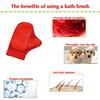 Dog And Cat Cleaning Gloves With Rubber Mesh For Bathing Massage And Shedding Control