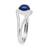 Natural Lapis Lazuli Gemstone Ring, 925 Sterling Silver, Statement Ring, Round Gemstone, Handmade Ring Jewelry, Gift for Easter, Ring Size - 5