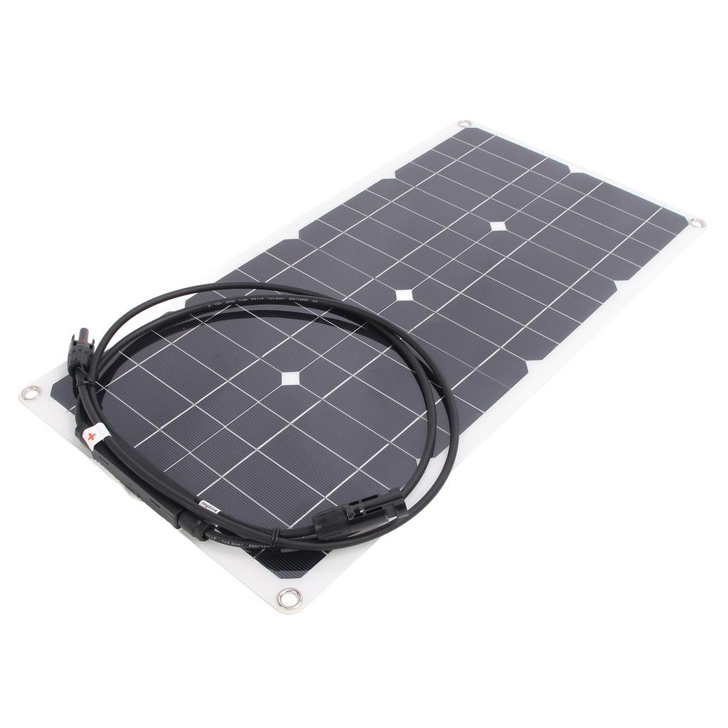 Flexible Solar Panel  r, 25W 16V Monocrystalline Solar Panel for and Yacht, 12V Car Batteries, High Efficiency, Portable Design,   and