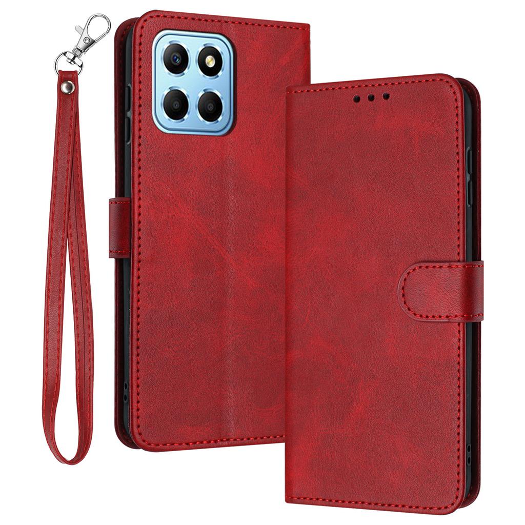 Leather Phone Cases for Honor X8 5G/Play6C 4G/X6 4G/X6s 4G/70 Lite 5G Wholesale Calf Texture Cover