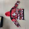 Christmas Zip Up Hoodie Santa Print Graphic Sweatshirt Teens Women Casual Daily Wear