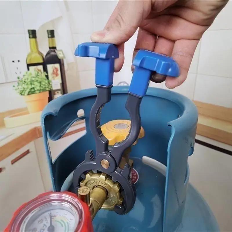 Universal Multi-function Wrench for Gas Tank Pressure Reducing Valve Change Liquefied Petroleum Gas Tool with Switch