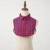 New style sweater decorative plaid fake collars—versatile shirt collars for women