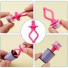 100Pcs Silicone Bobbin Holder thread Spool Savers Clamp Stack Bobbins on Top of Thread Spools for  Embroidery Sewing Tools Clips