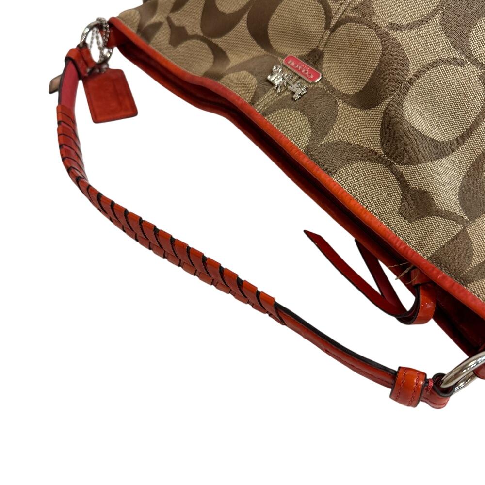 Coach 18903 Signature Canvas Umhängetasche beige Canvas Damen Gebraucht