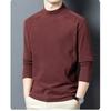 Men S Half High Neck Long Sleeve Casual Base Layer T Shirt