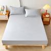 1Pc Plain Color Waterproof Mattress Coverpolyester Material Thin Breathablebedroom Four Seasons Apply Practical Household Product