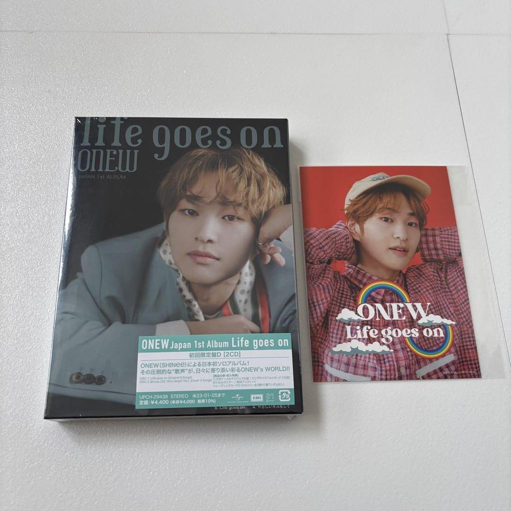 [USED] ONeW Japan 1st Album Life Goes On First Press Limited Edition D