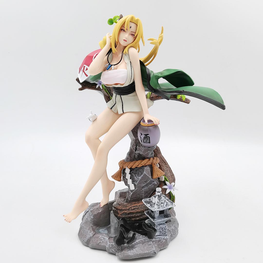 

32cm NARUTO Shippuden Figure Tsunade Animation Girl POLYVINYL CHLORIDE Action Figure Plaything Premium Quality GK Game Statue Adult Collector (As shown-14340)-