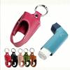 Cough Spray Bottle Cover Portable Mini PU Leather Cover for Adults Inhaler Storage Bag